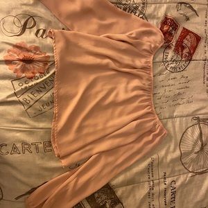 Pale pink shoulder shirt (Forever 21)